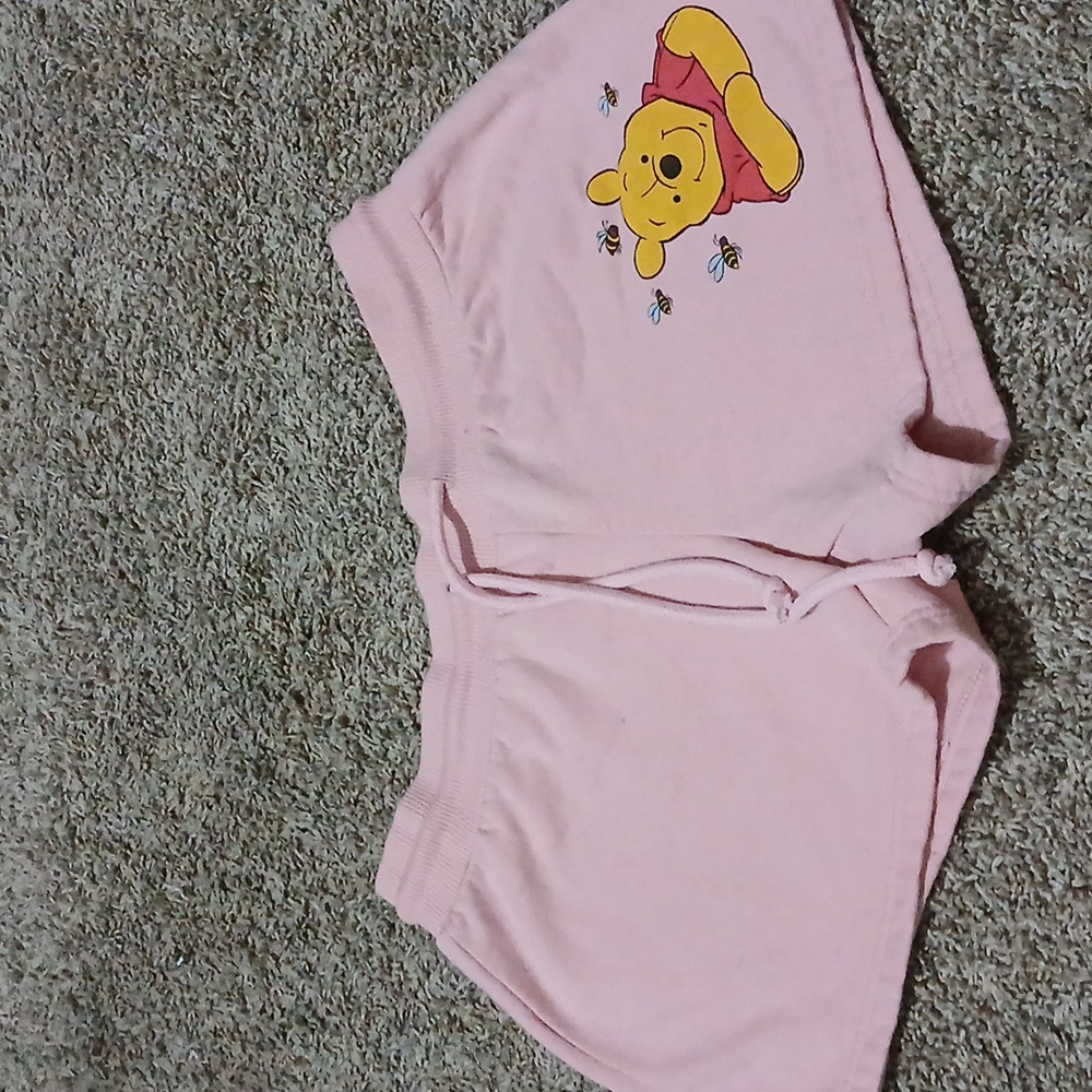 Pink Winnie the Pooh Shorts